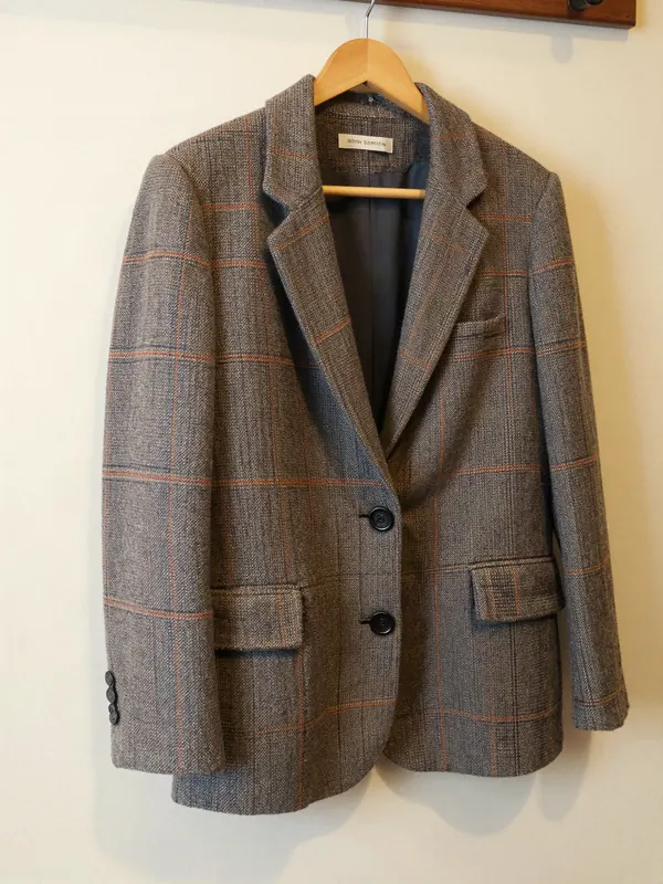 Blazer a cuadros, talle M