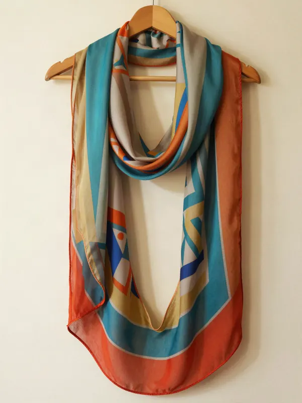 Pañuelo de seda, talle Único
